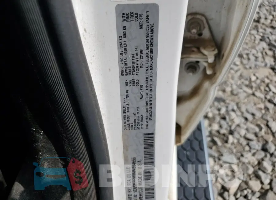 1C6SRFFM8MN664655 Photo# 13