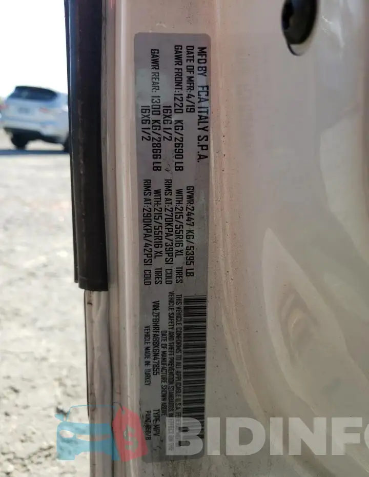 ZFBHRFAB8K6N47855 Photo# 13