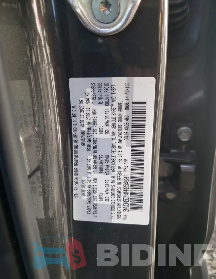 3MVDMBDY4MM264826 Photo# 13