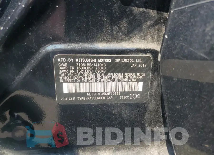 ML32F3FJ5KHF12629 Photo# 12