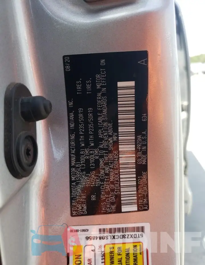 5TDXZ3DCXLS084856 Photo# 14
