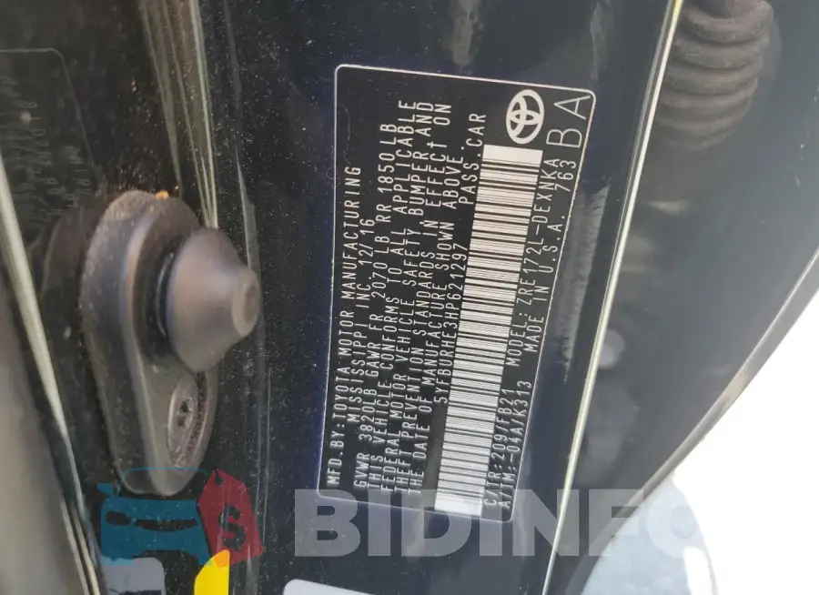 5YFBURHE3HP621297 Photo# 12