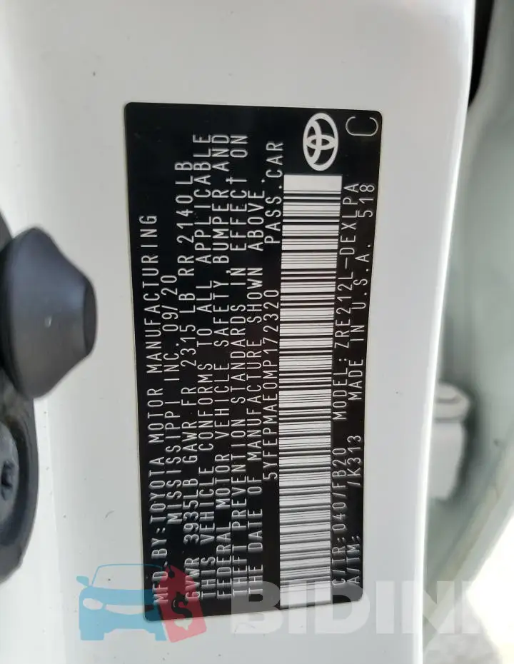 5YFEPMAE0MP172320 Photo# 12