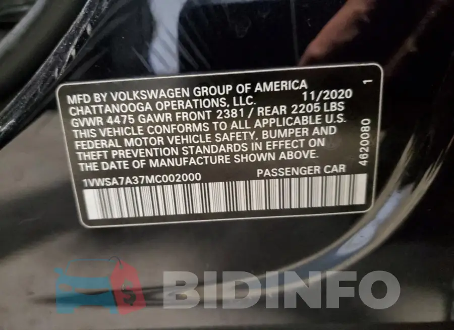 1VWSA7A37MC002000 Photo# 12