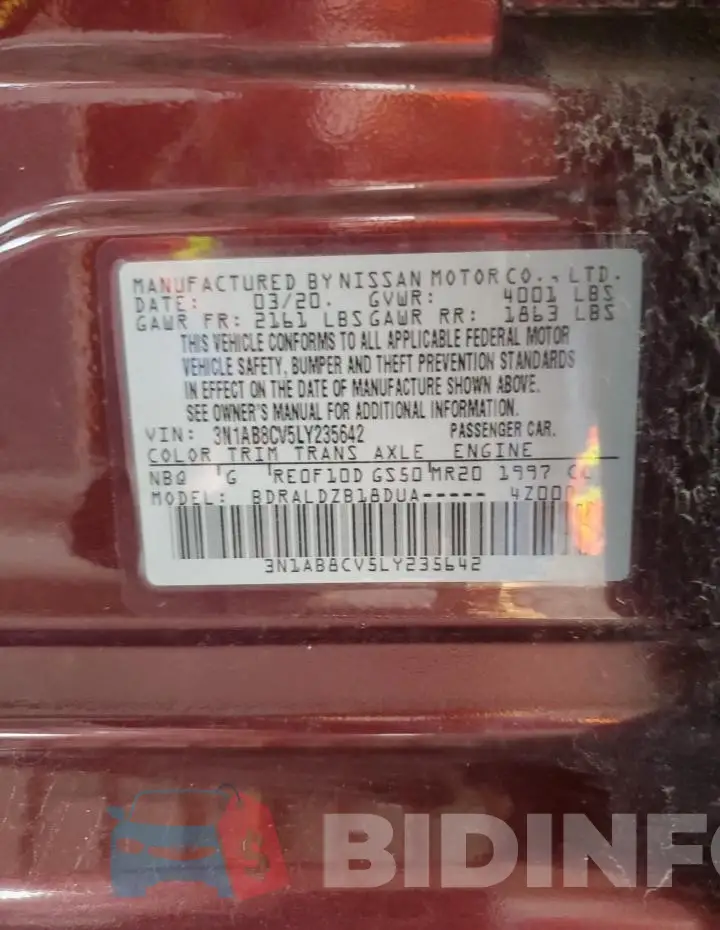 3N1AB8CV5LY235642 Photo# 12