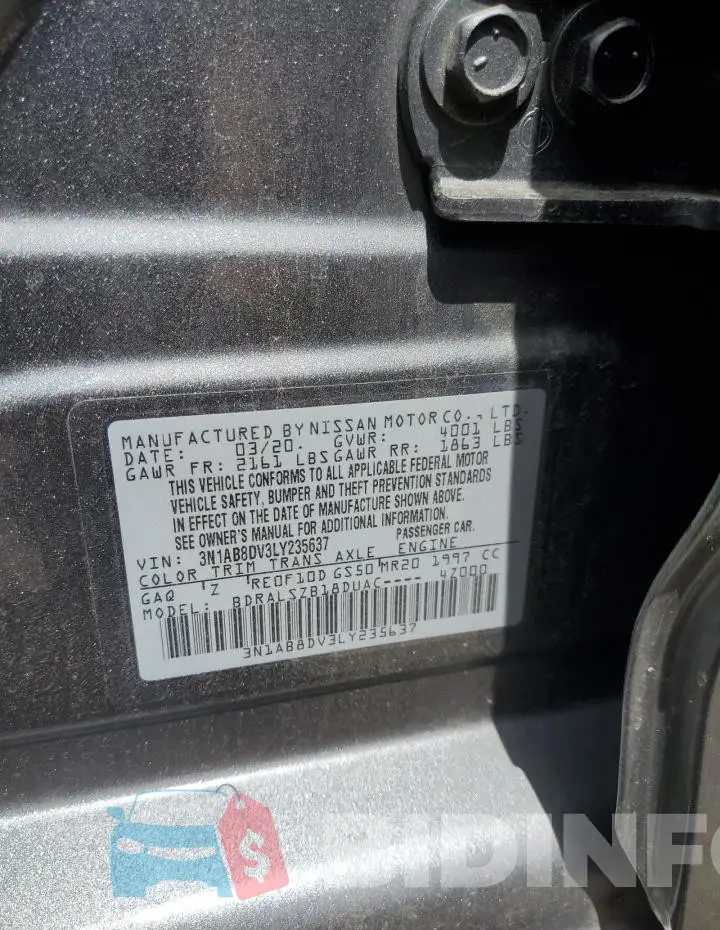 3N1AB8DV3LY235637 Photo# 12