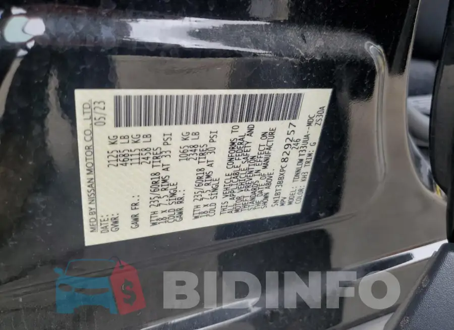 5N1BT3BBXPC829257 Photo# 14