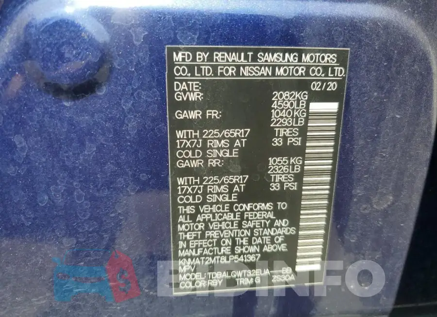 KNMAT2MT8LP541367 Photo# 13