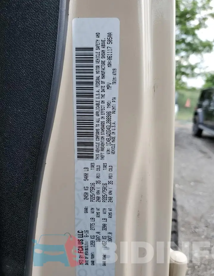 1C4BJWDG4GL288906 Photo# 13