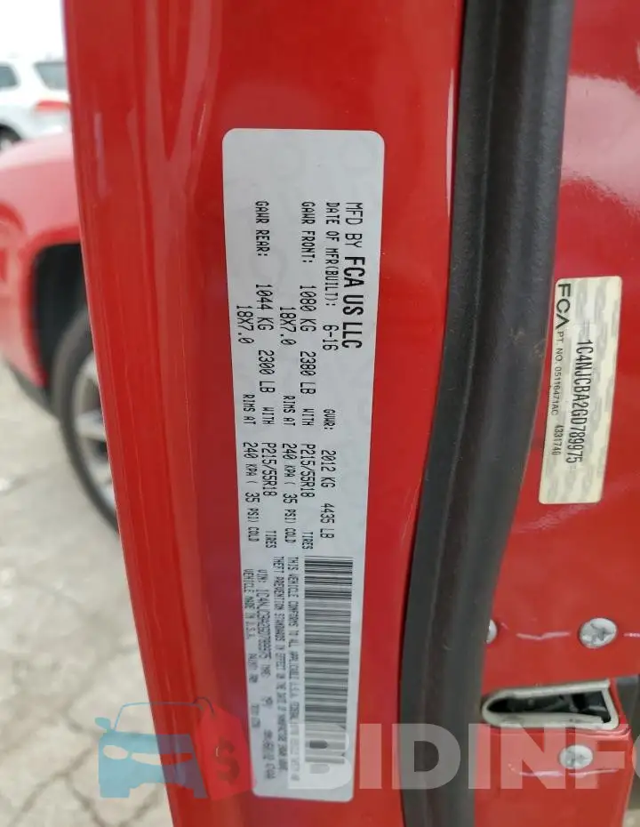 1C4NJCBA2GD789975 Photo# 13