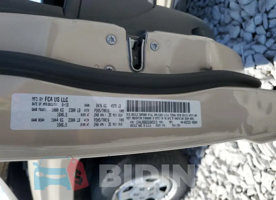 1C4NJRBB2GD805913 Photo# 13