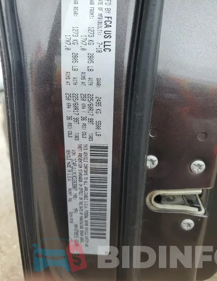 1C4PJLLX1KD263907 Photo# 13