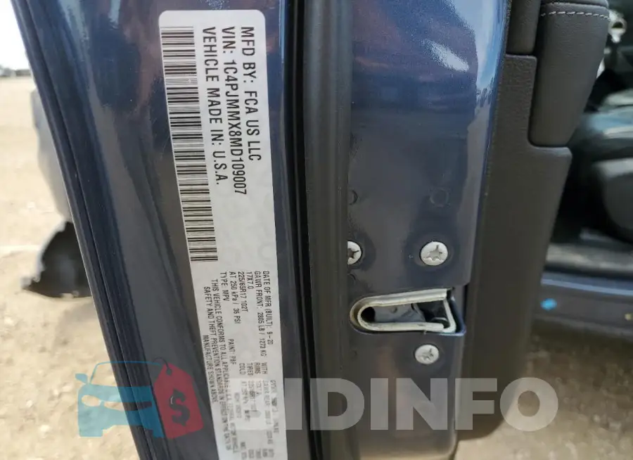 1C4PJMMX8MD109007 Photo# 13