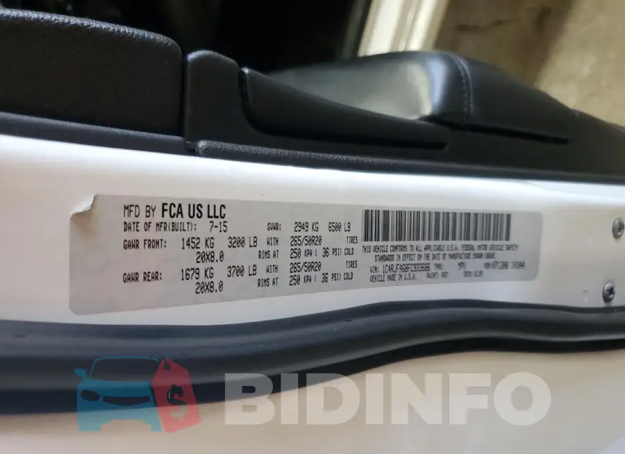 1C4RJFAG8FC933686 Photo# 13