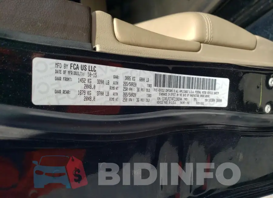 1C4RJFCT4FC190244 Photo# 13