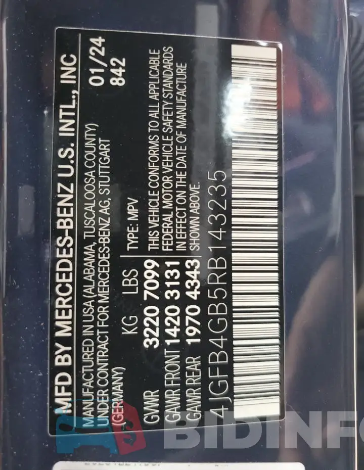 4JGFB4GB5RB143235 Photo# 14