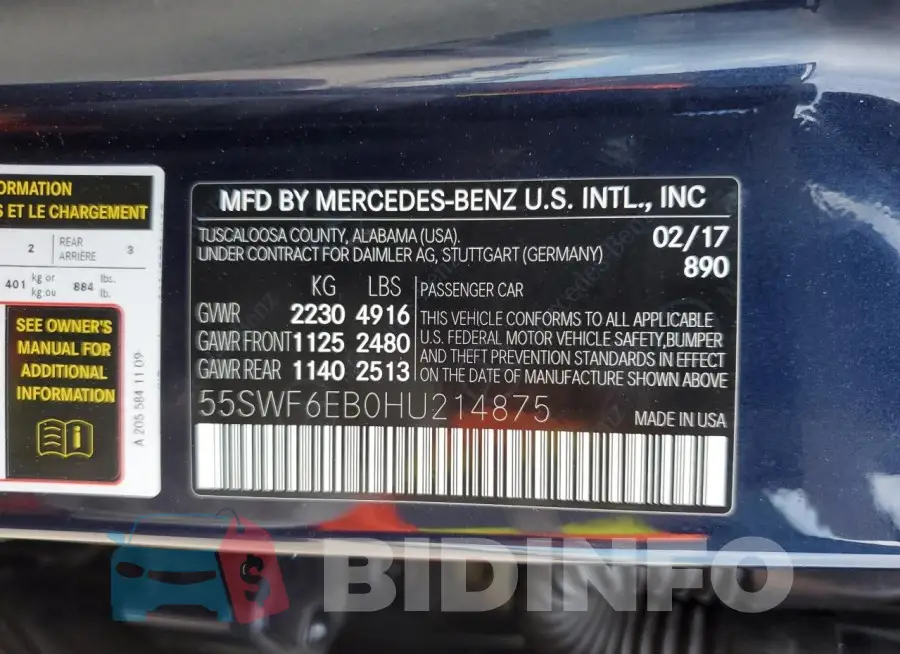 55SWF6EB0HU214875 Photo# 12