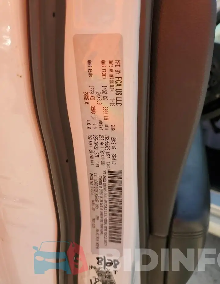 1C4RDHDG2KC650287 Photo# 13