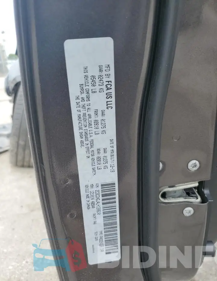 2C3CDXGJ4LH120610 Photo# 13
