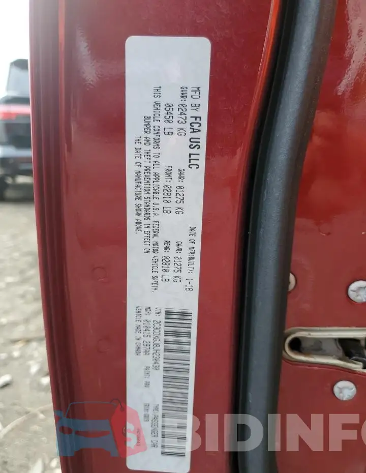 2C3CDXGJ8JH230430 Photo# 12