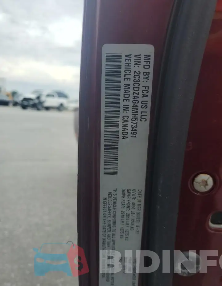 2C3CDZAG4MH573491 Photo# 12