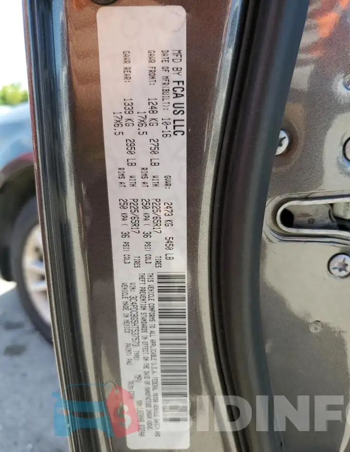 3C4PDCBG5HT537573 Photo# 12