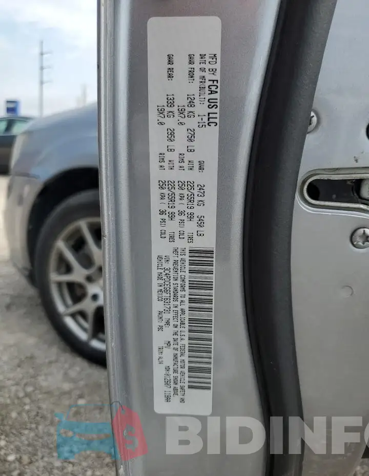 3C4PDCEG6FT631731 Photo# 13