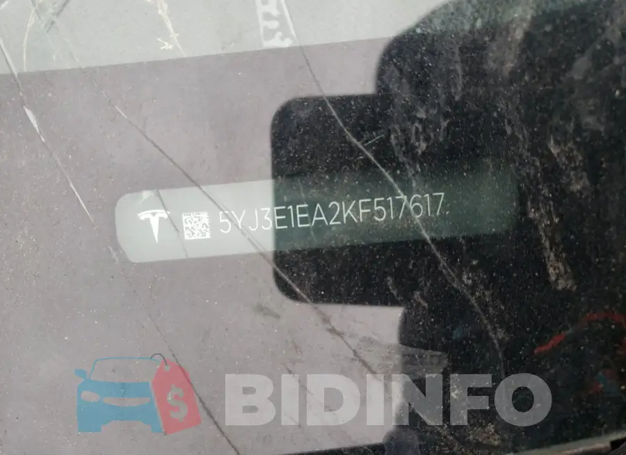 5YJ3E1EA2KF517617 Photo# 12