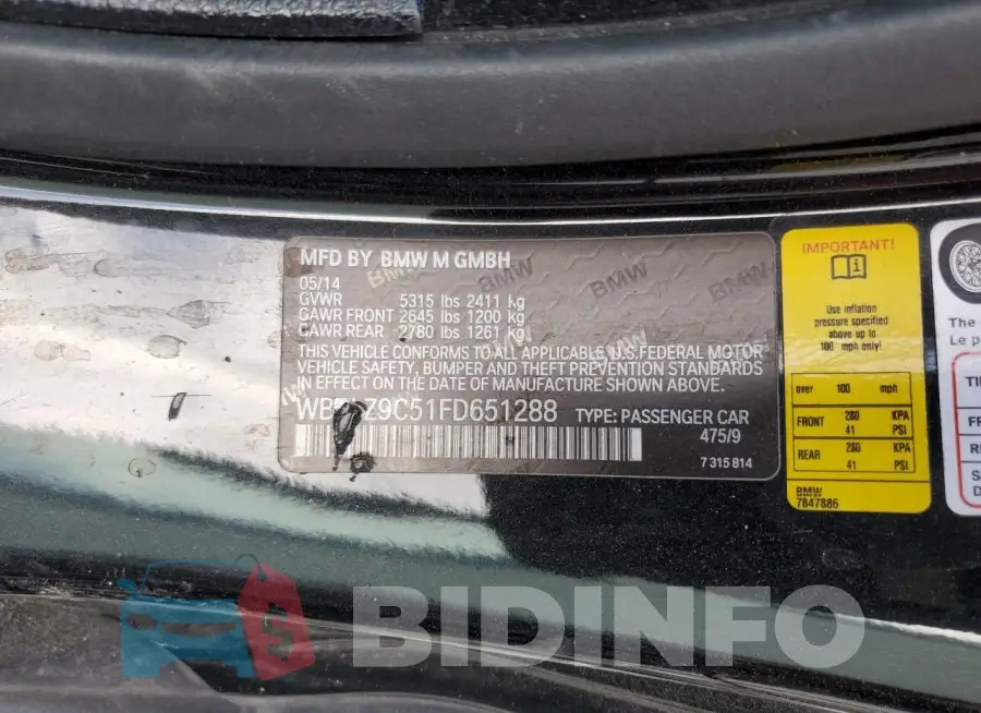 WBSLZ9C51FD651288 Photo# 12