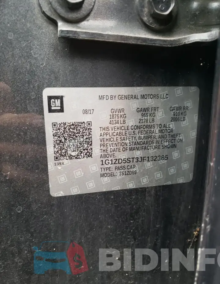 1G1ZD5ST3JF132385 Photo# 12