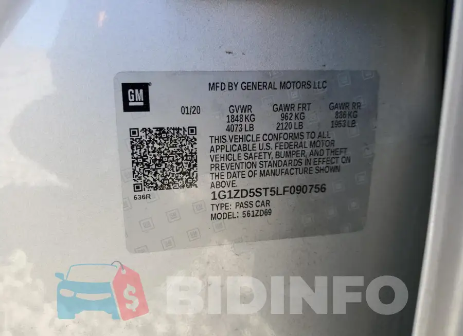 1G1ZD5ST5LF090756 Photo# 12