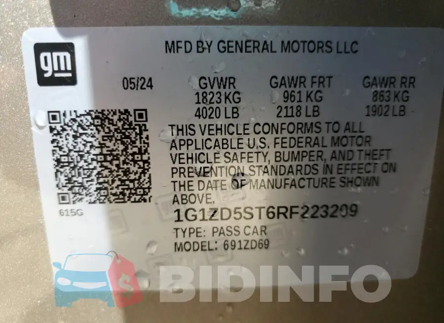 1G1ZD5ST6RF223209 Photo# 12