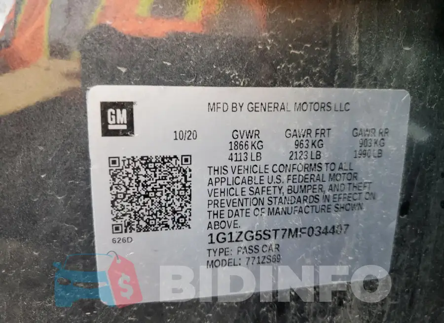 1G1ZG5ST7MF034407 Photo# 12