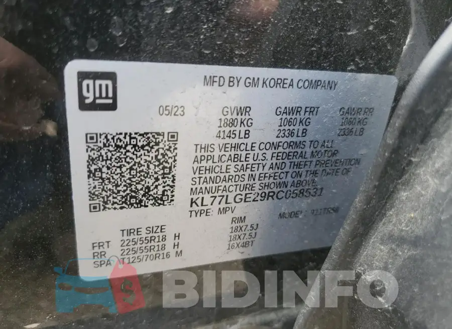 KL77LGE29RC058531 Photo# 14