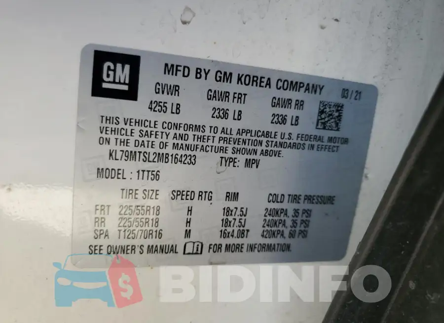 KL79MTSL2MB164233 Photo# 13