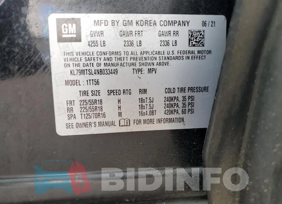 KL79MTSL4NB033449 Photo# 13