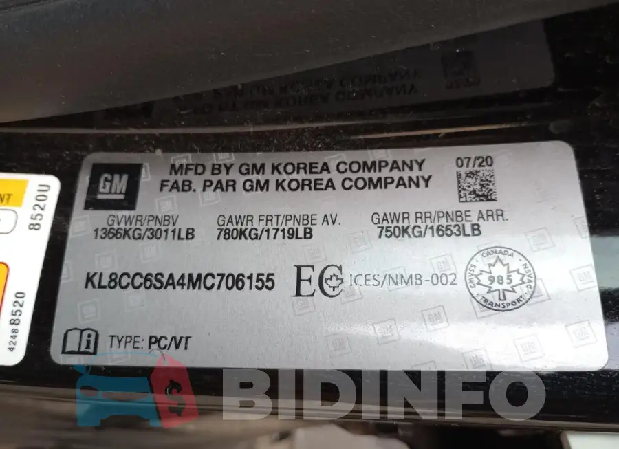 KL8CC6SA4MC706155 Photo# 10