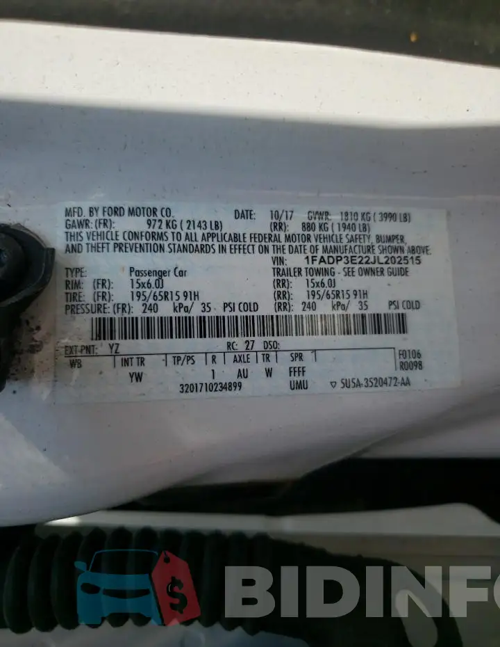 1FADP3E22JL202515 Photo# 12
