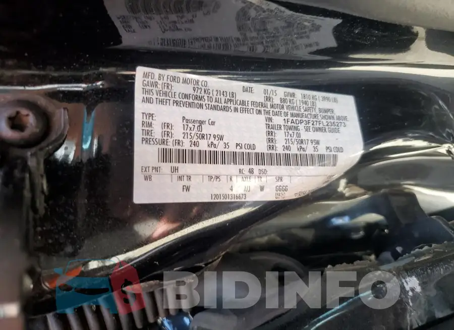 1FADP3F27FL235273 Photo# 12