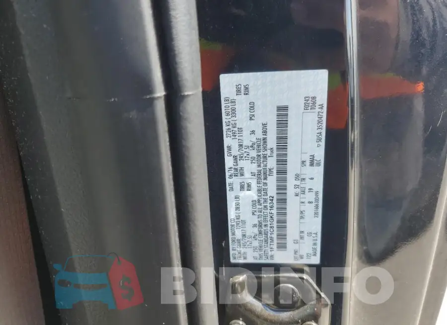 1FTMF1C81GKF16342 Photo# 12