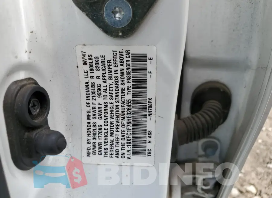 19XFC1F76HE026455 Photo# 13