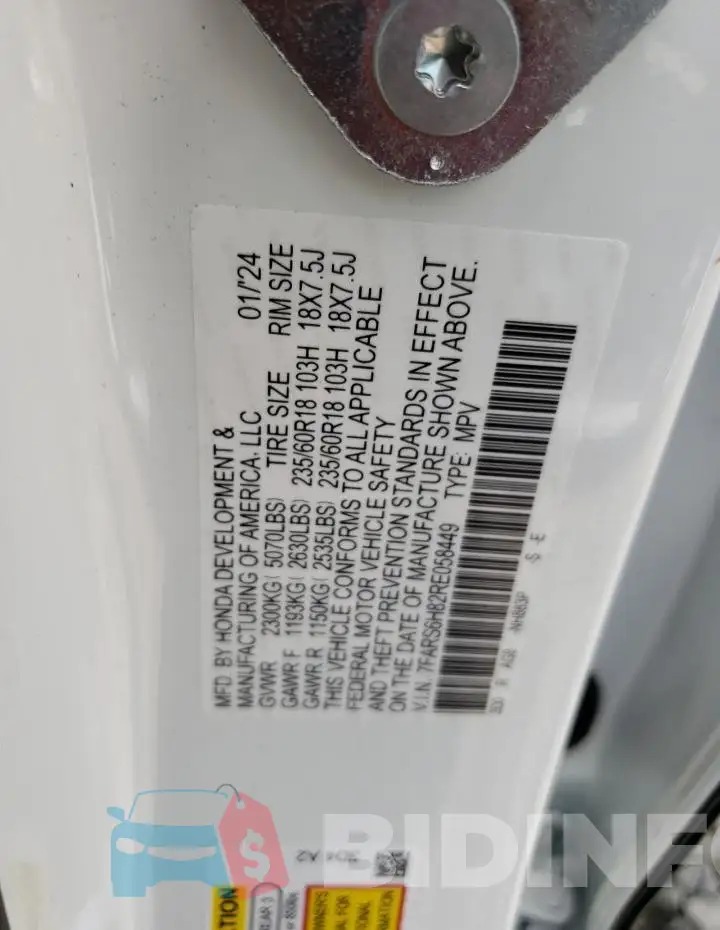 7FARS6H82RE058449 Photo# 13