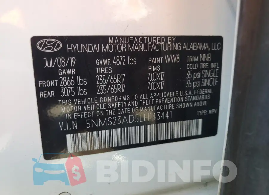 5NMS23AD5LH143441 Photo# 13