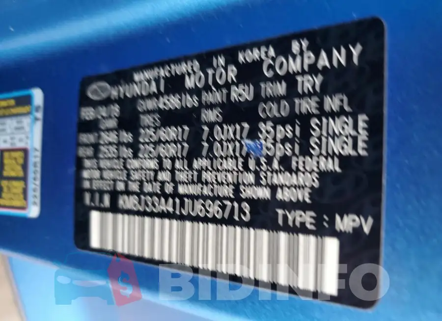 KM8J33A41JU696713 Photo# 13