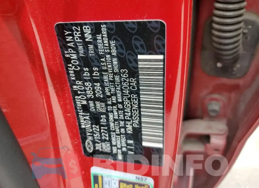 KMHLP4AG8PU406263 Photo# 12