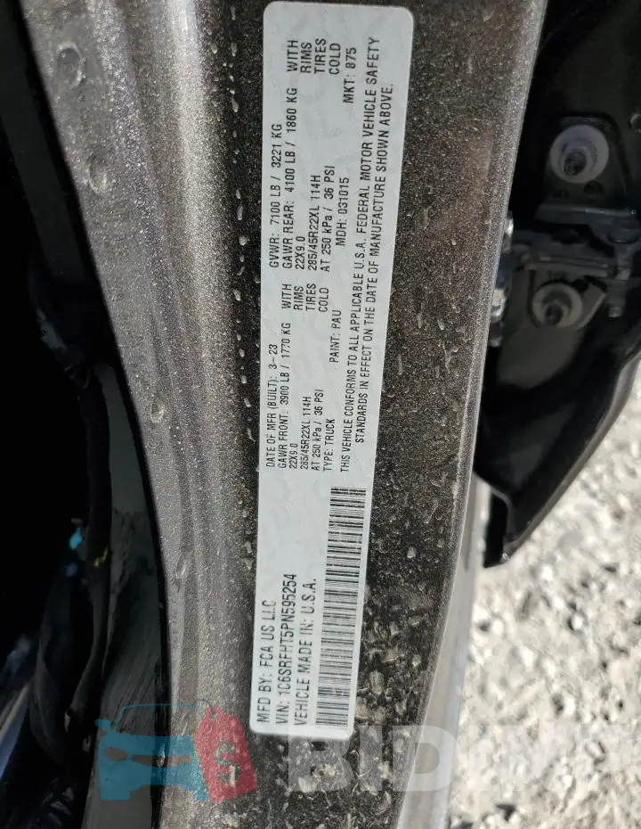 1C6SRFHT5PN595254 Photo# 12