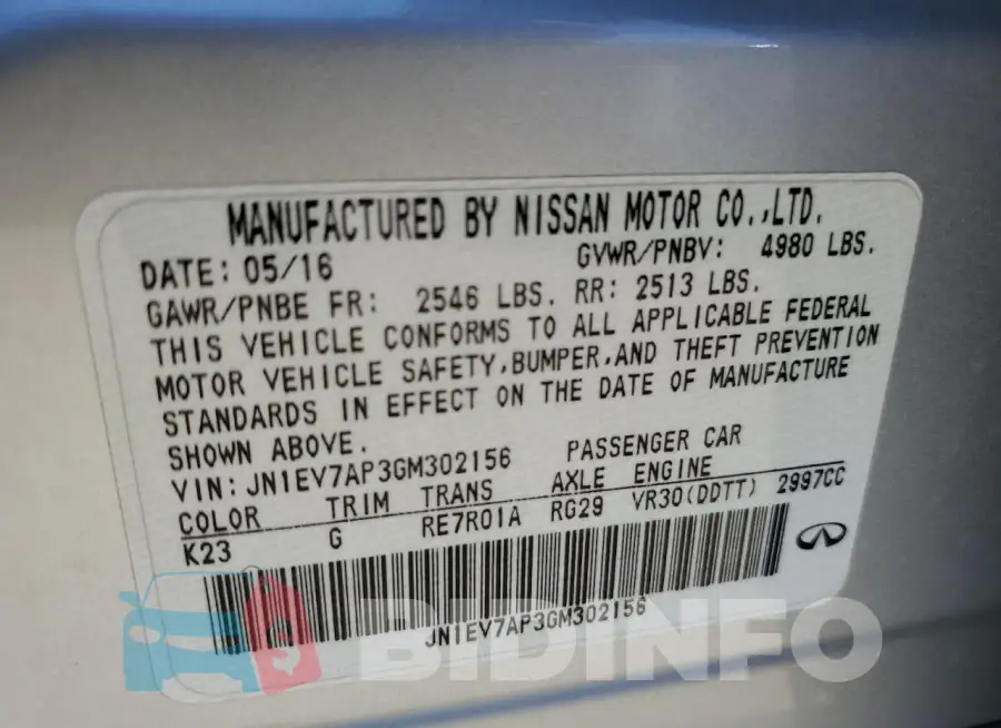 JN1EV7AP3GM302156 Photo# 12
