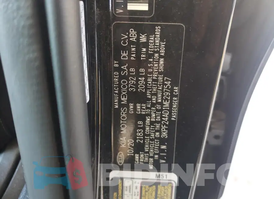 3KPF24AD1ME297547 Photo# 12