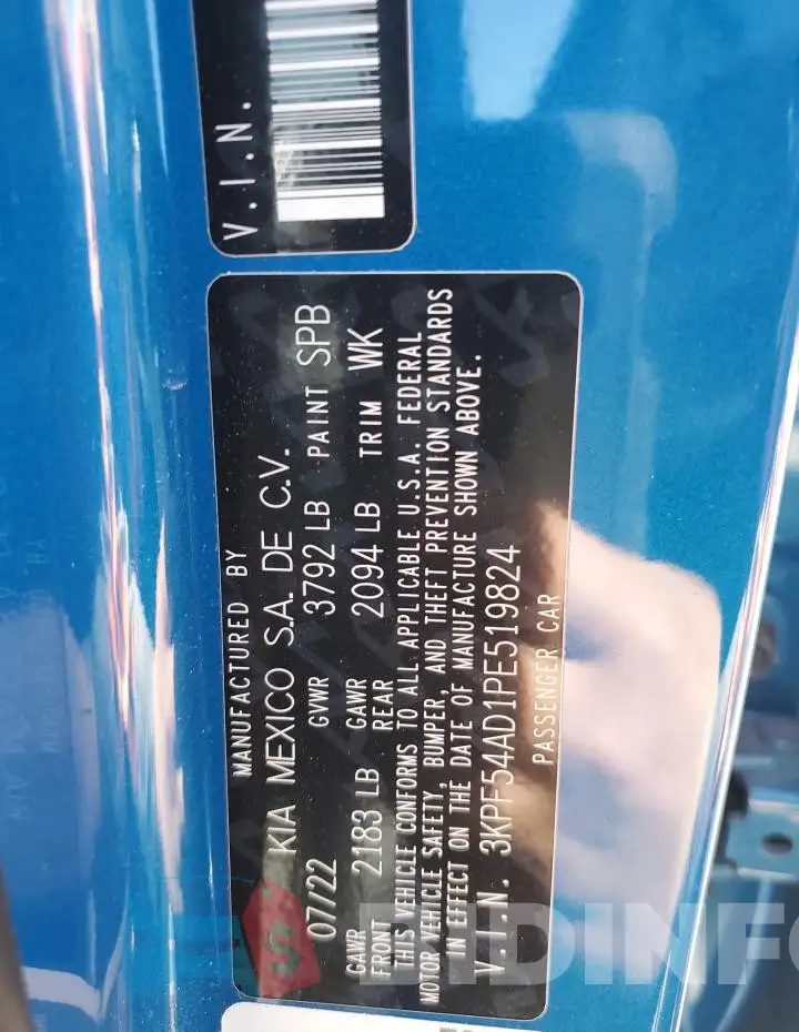 3KPF54AD1PE519824 Photo# 12