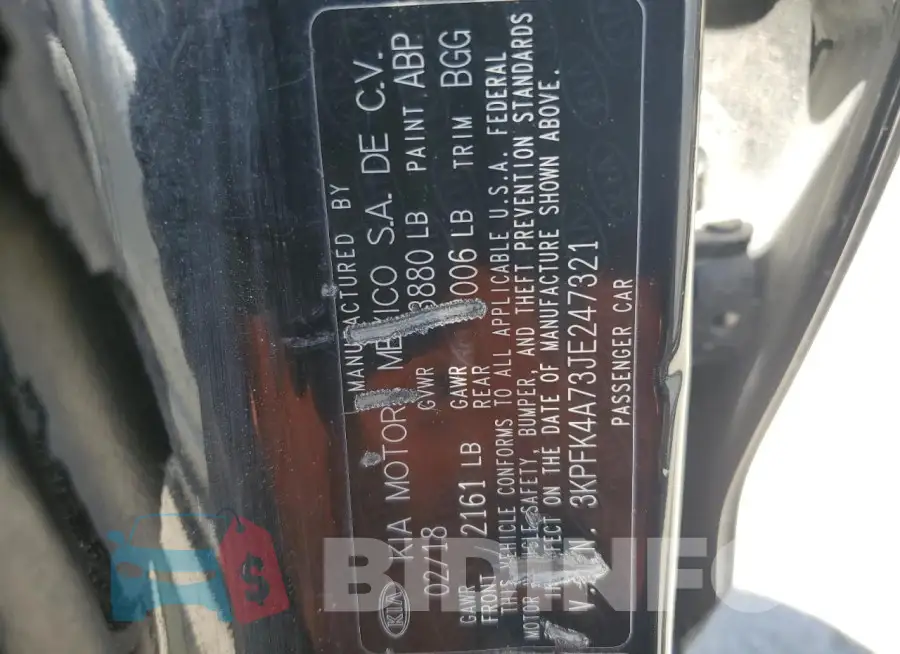 3KPFK4A73JE247321 Photo# 12
